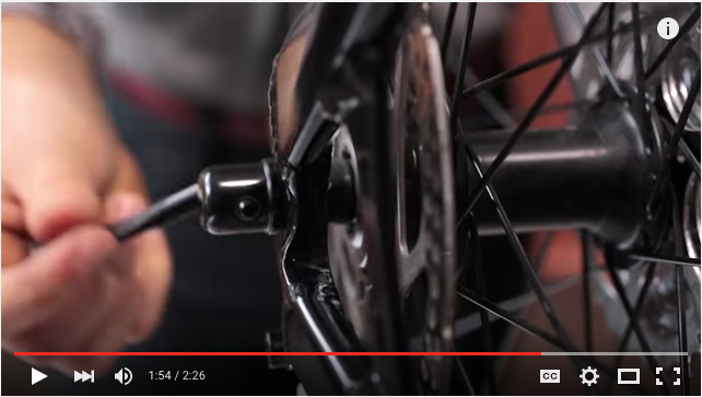 fixing a buckled bike wheel