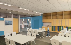 Light Blue Classroom