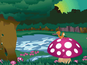 cartoon-mushrooms-landscape