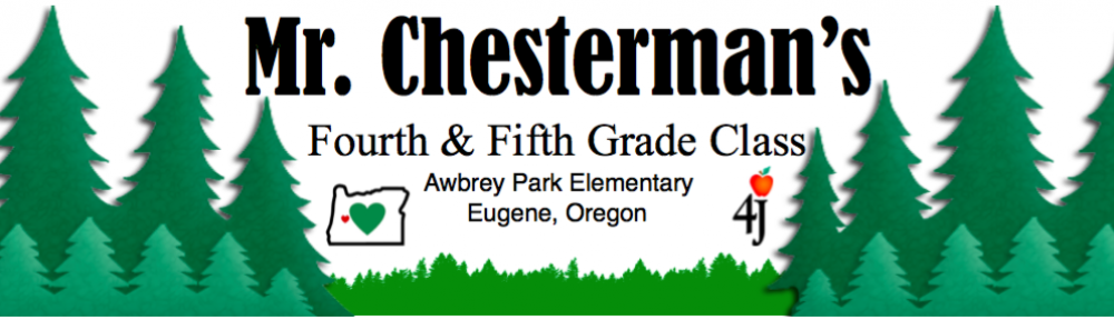 4th & 5th Grade – Mr. Chesterman